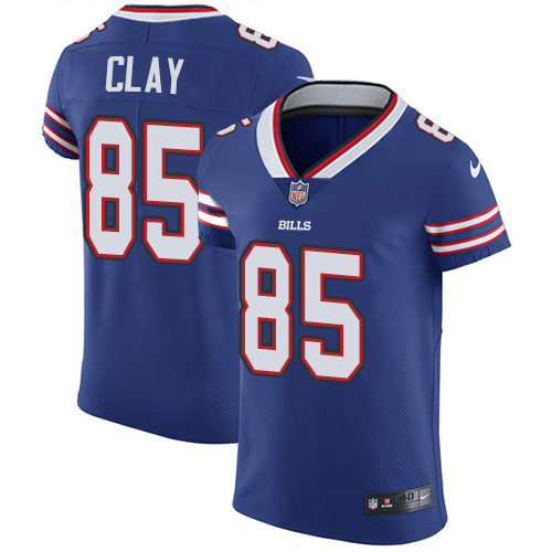 Nike Bills #85 Charles Clay Royal Blue Team Color Men's Stitched NFL Vapor Untouchable Elite Jersey